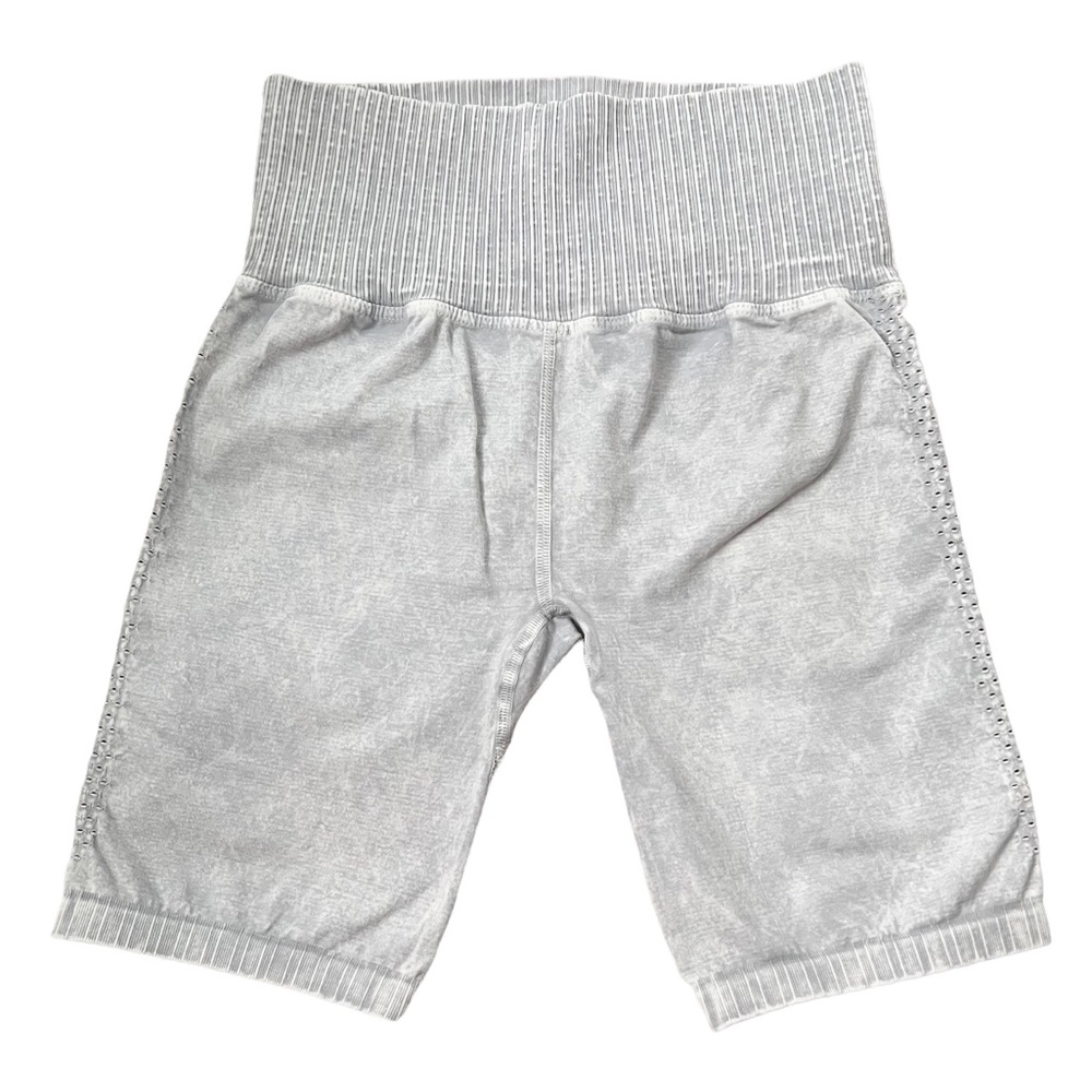 Free People Gray Bike Shorts